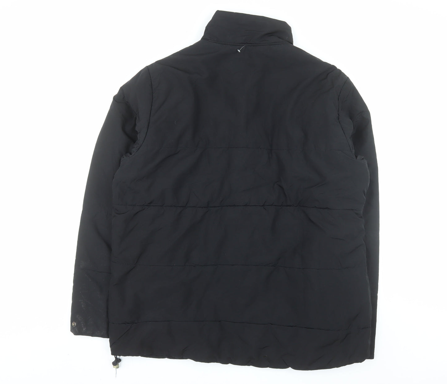 Nike Mens Black Storm-FIT Puffer Jacket L Regular 42in Waterproof