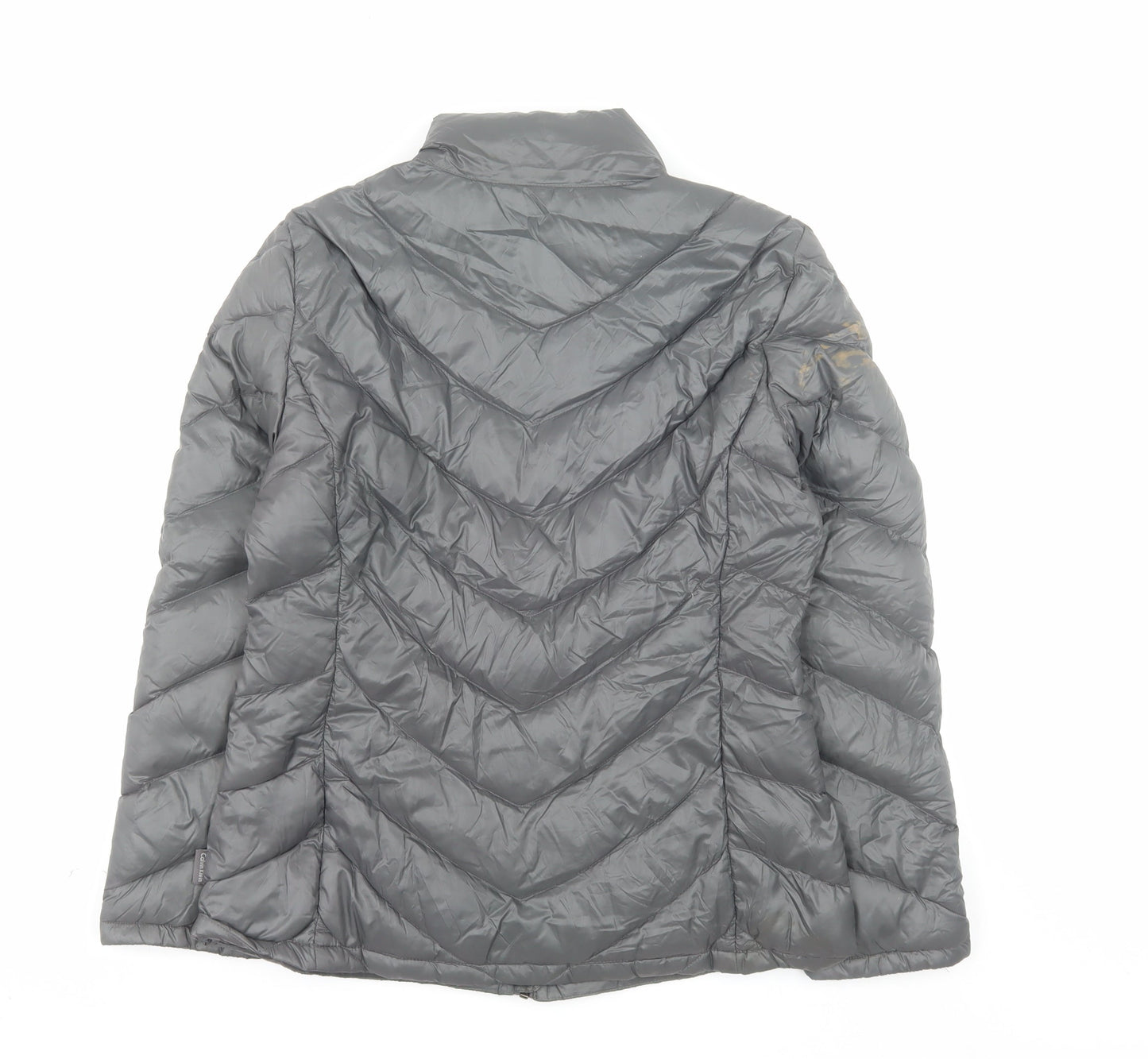 Calvin Klein Men's Grey M Lightweight Down Puffer Jacket
