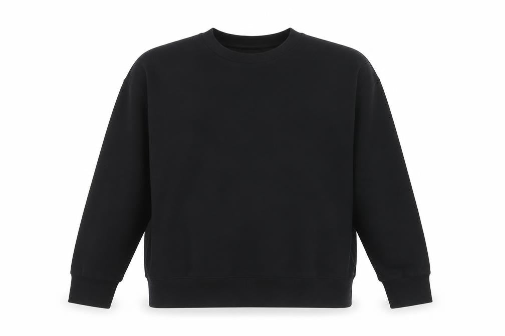 Stradivarius Women Black XL Pullover Sweatshirt Modal Blend