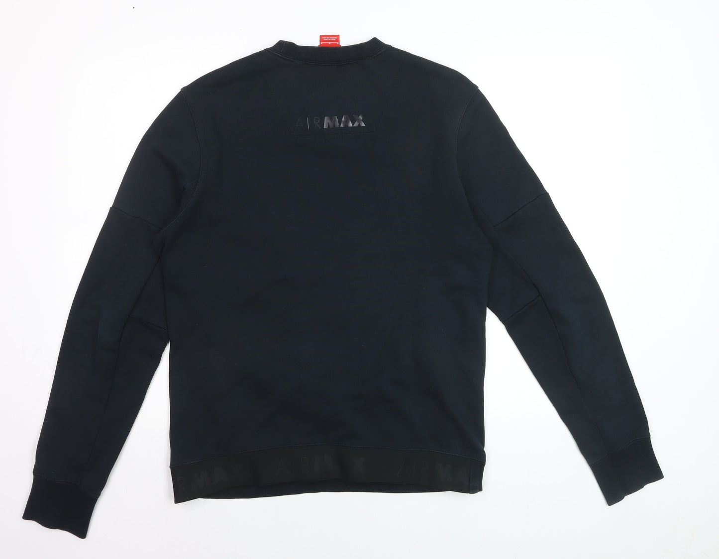 Nike Men’s Black Air Max Pullover Sweatshirt M Crew Neck Sportswear
