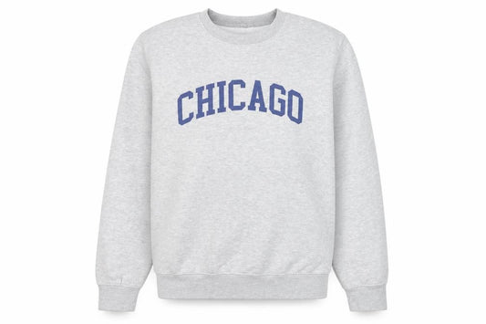 Boohoo Women's Grey 'Chicago' Pullover Sweatshirt Size S