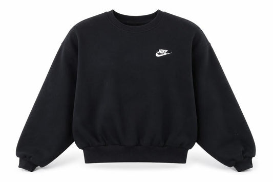 Nike Women's Black Cotton Blend Pullover Sweatshirt Size M