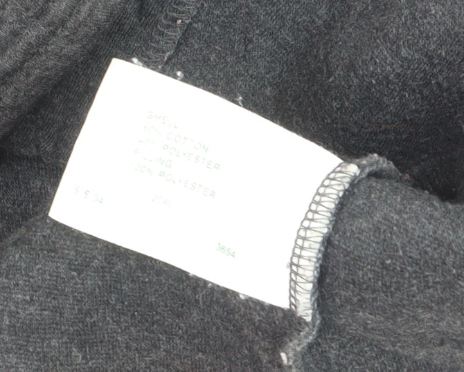 Jumper Men's Grey Full Zip Cotton Blend Casual Jacket M