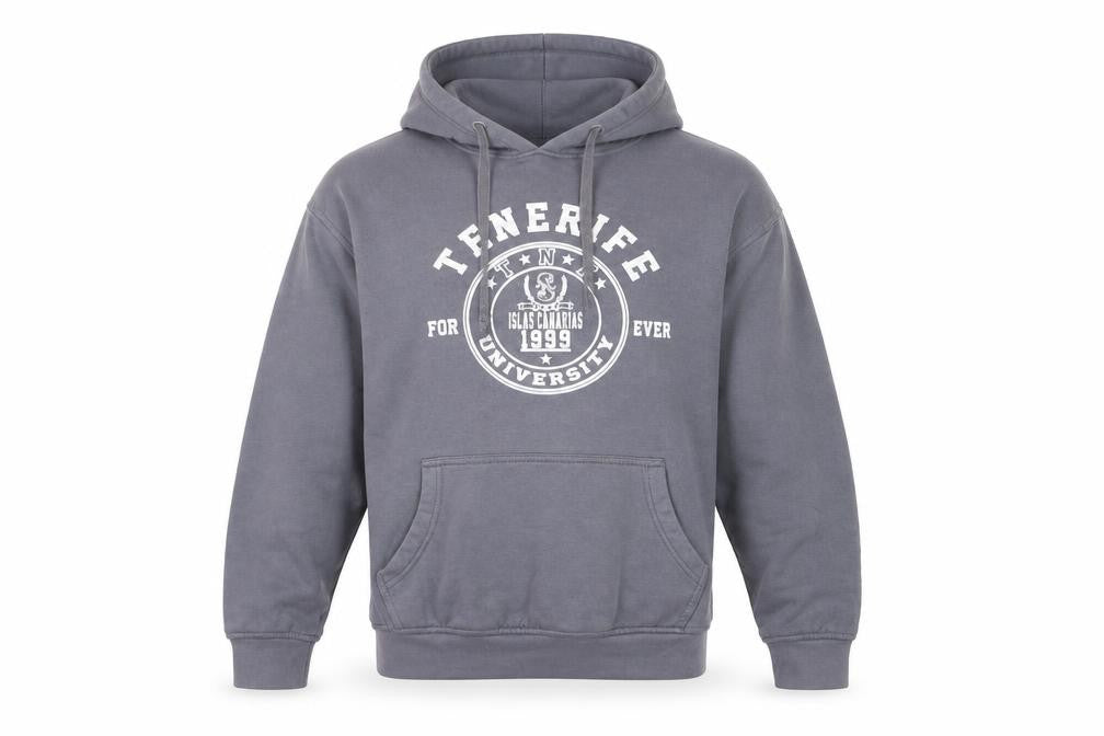 SAFON Boys Grey Pullover Hoodie Tenerife University Print XL Cotton Blend
