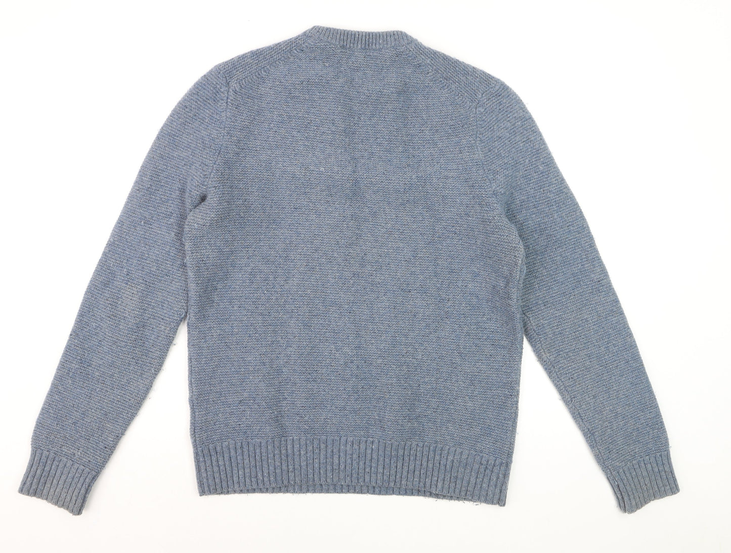 Gap Men's Blue Lambswool Crew Neck Pullover Jumper M