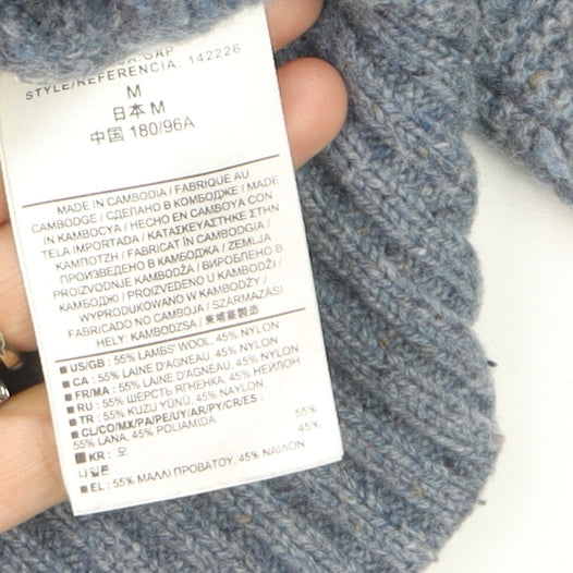 Gap Men's Blue Lambswool Crew Neck Pullover Jumper M