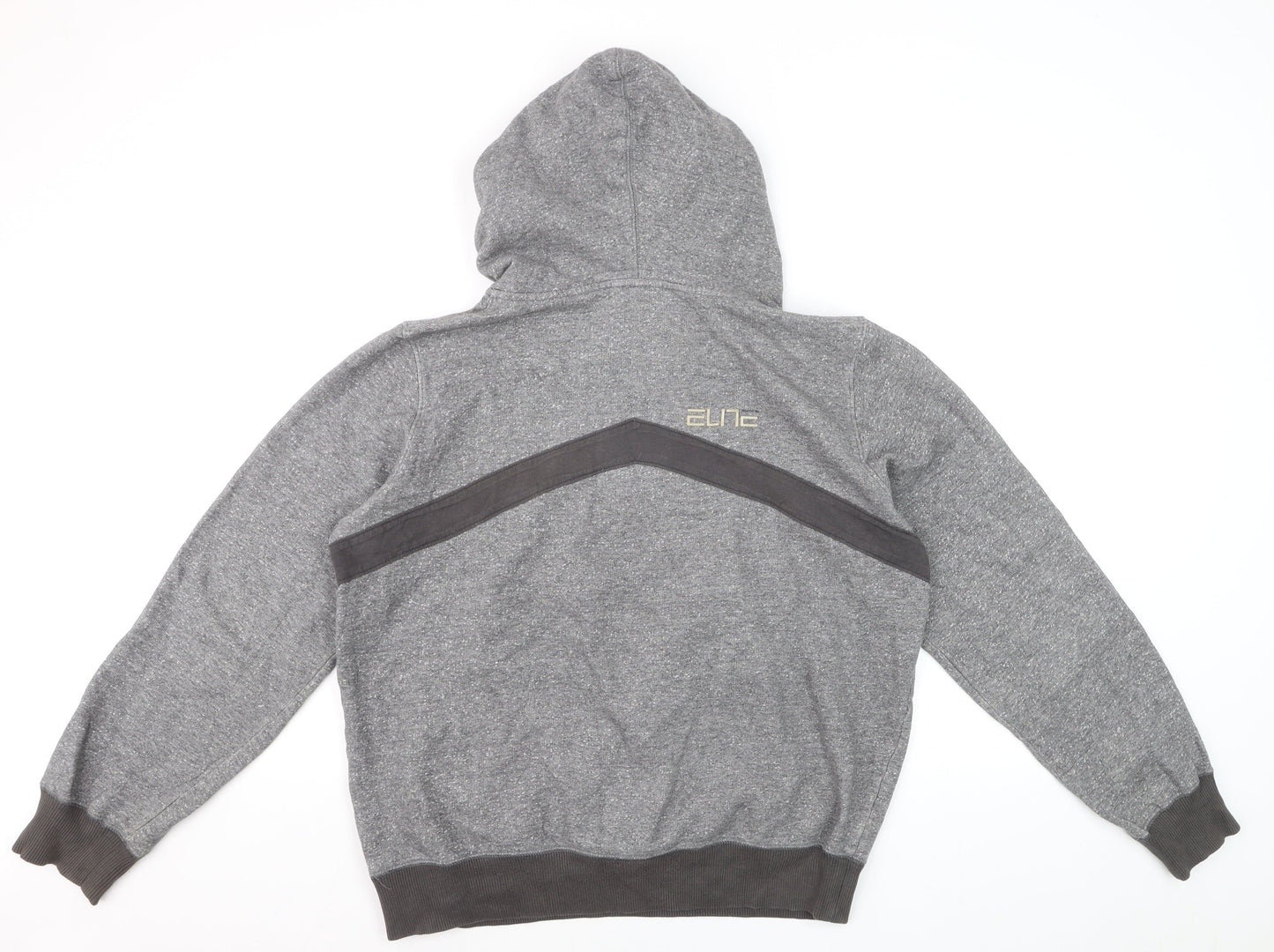 Nike Men's Grey Elite 1/2 Zip Hoodie Size L Athletic Fit