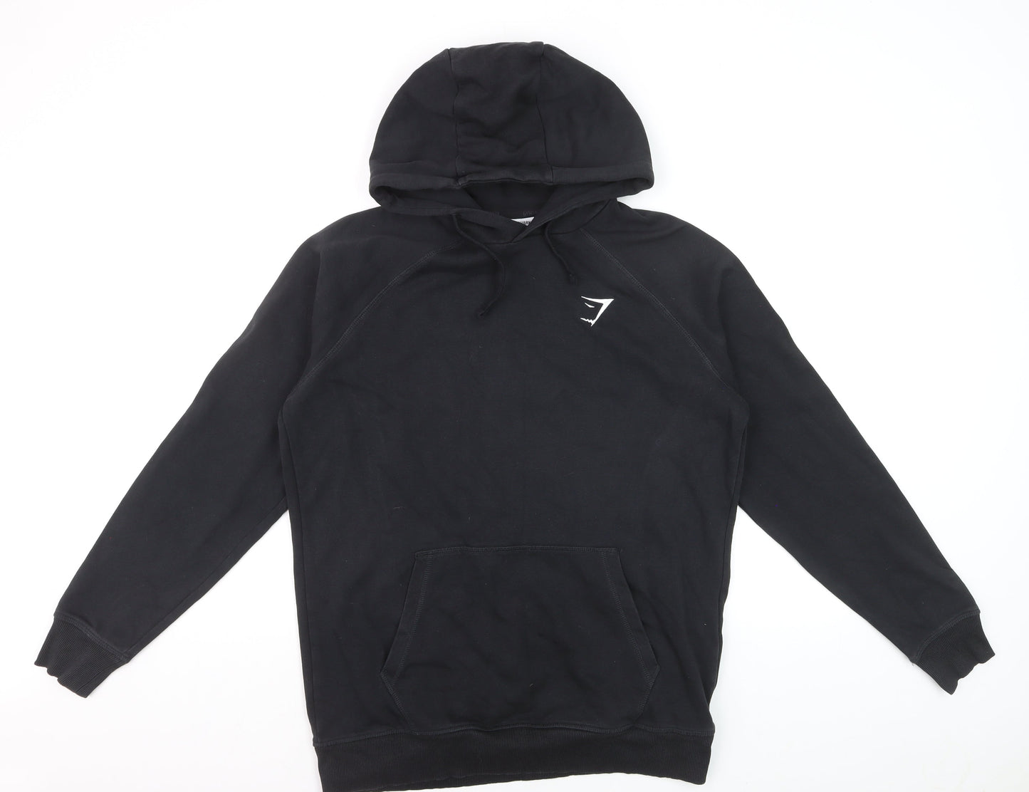 Gymshark Men's Black Pullover Hoodie Size M Regular Fit