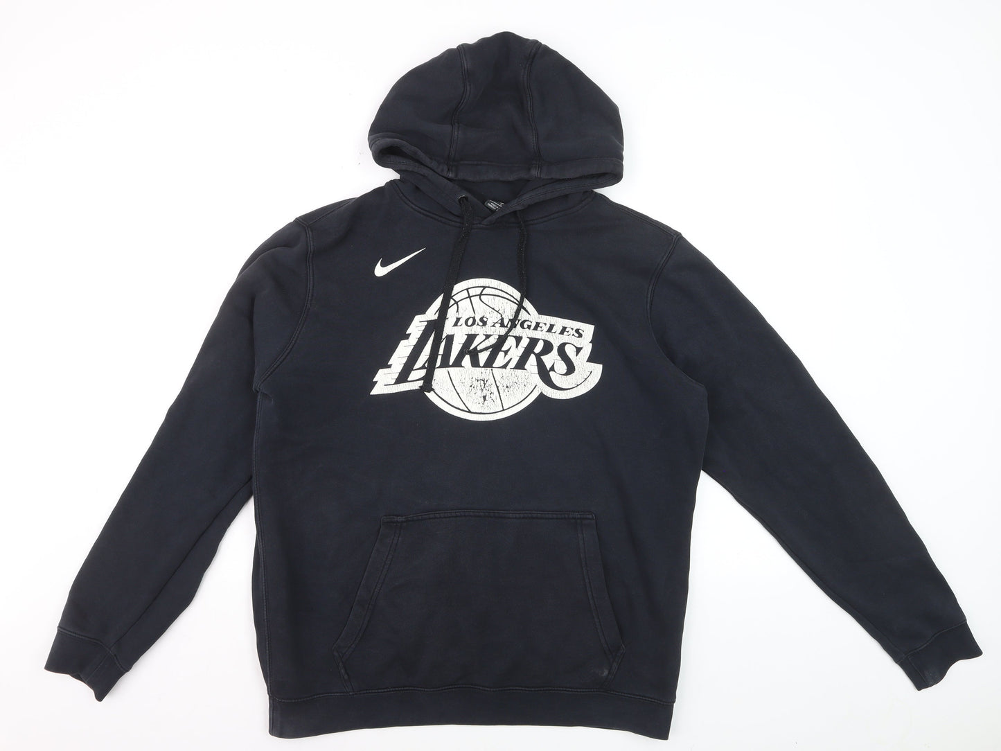 Nike Men's Black Los Angeles Lakers Pullover Hoodie L Sports Fleece