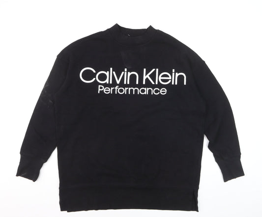 Calvin Klein Performance Men's Black M Crew Neck Pullover Sweatshirt