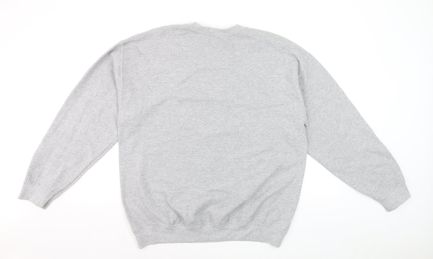 Looney Tunes Men's Grey Tweety Graphic Sweatshirt Pullover L