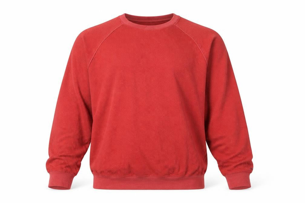 Greg Norman Men's Red XL Pullover Cotton Blend Crew Sweatshirt