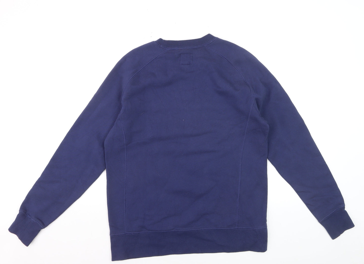 Champion Men's Blue Small Pullover Sweatshirt Crew Neck Logo Sportswear
