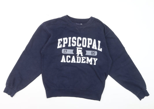 Gear For Sports Boys Navy Blue XS Pullover Sweatshirt - Episcopal Academy Print