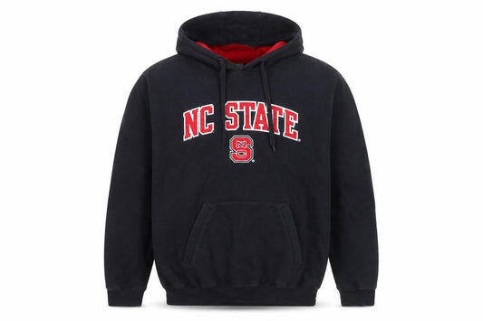 Genuine Stuff Men's Black NC State Pullover Hoodie Size L
