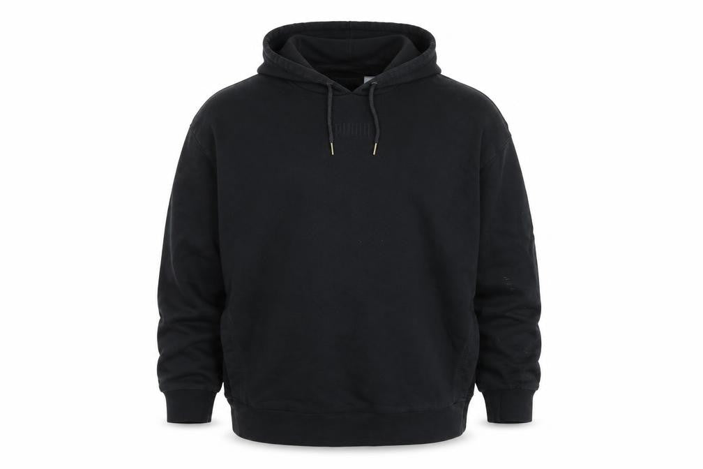 Puma Men's Black Pullover Hoodie XL Fleece Cotton Blend