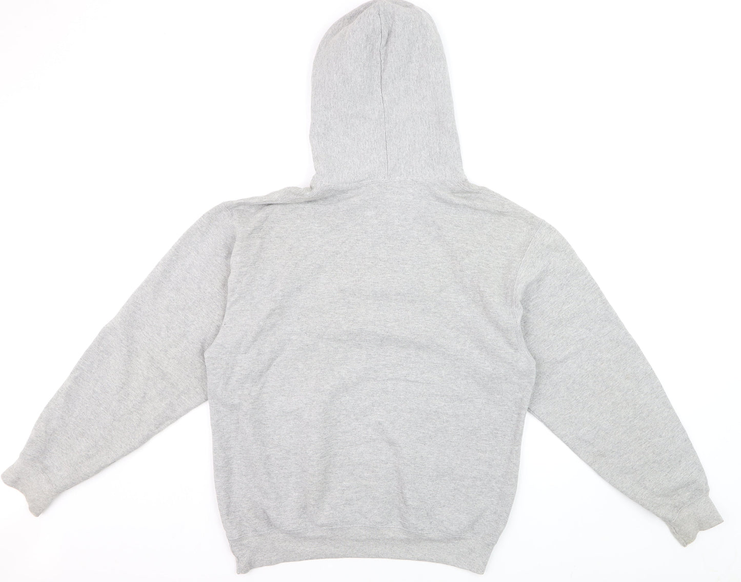 Port & Company Men's Grey Pullover Basketball Hoodie Size M