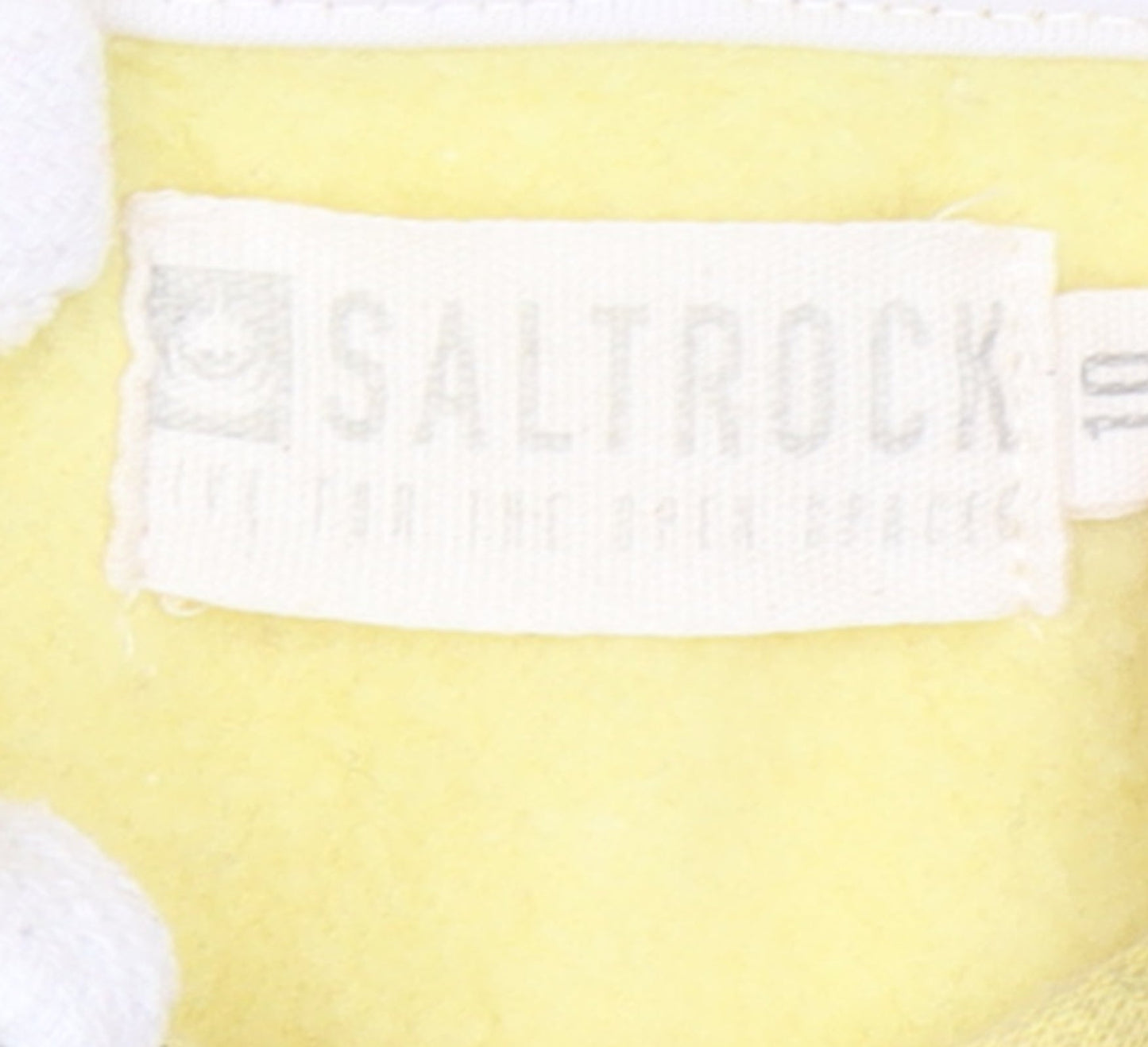 Saltrock Women Yellow Pullover Hoodie Size S Cotton Blend