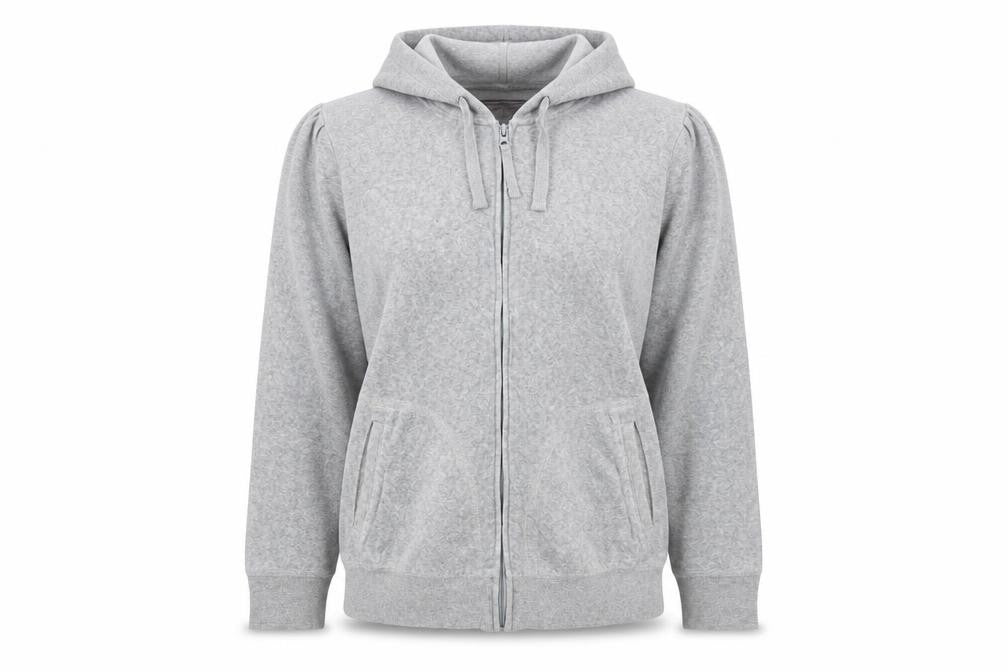 Next Women Grey Size 16 Full Zip Hoodie Cotton Blend