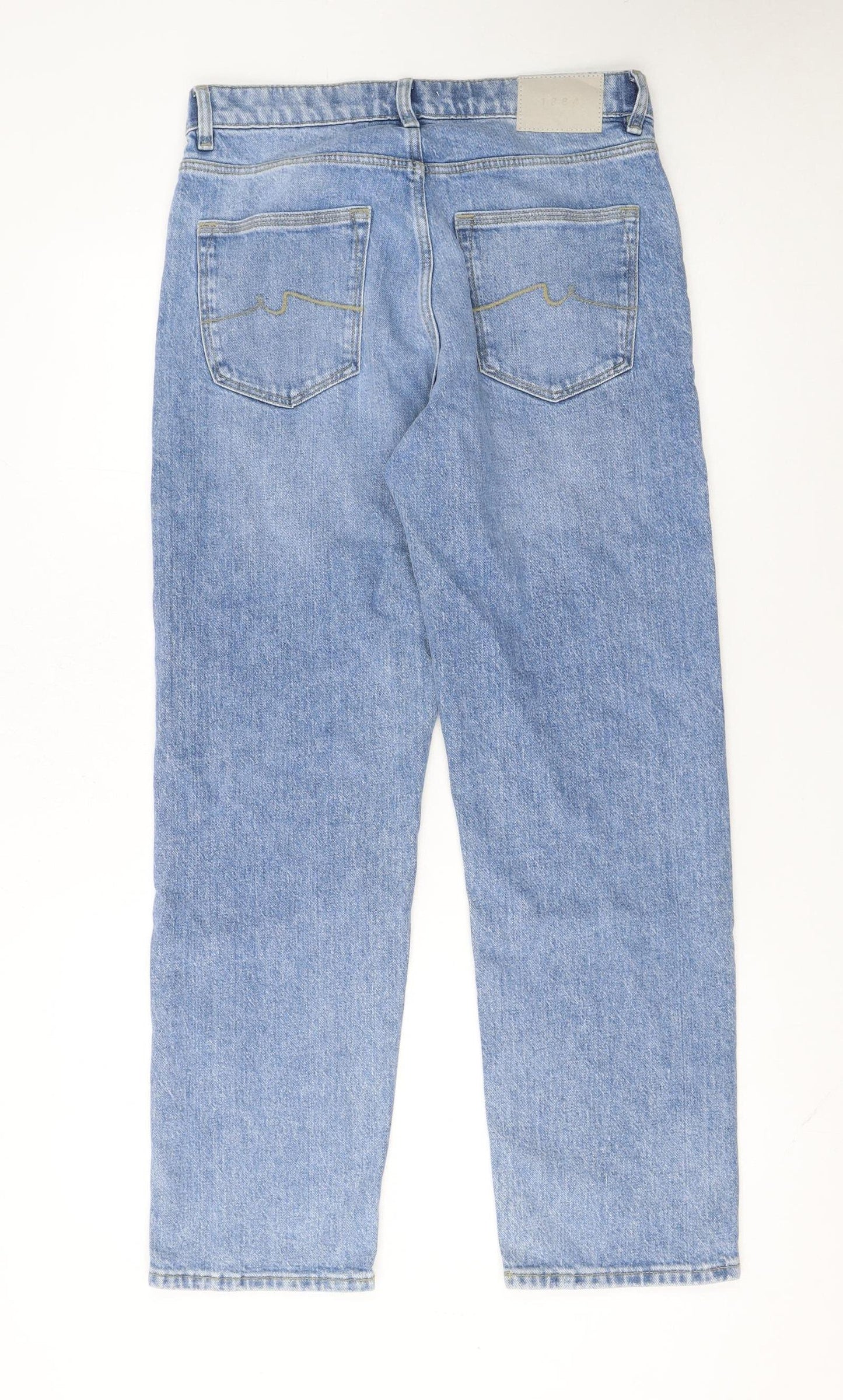 Marks and Spencer Men's Blue Straight Fit Jeans W30 L29