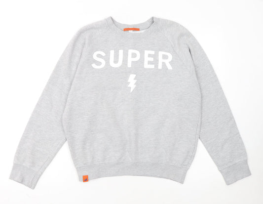 Sirens & Pirates Womens Grey Small Crew Neck Pullover Sweatshirt