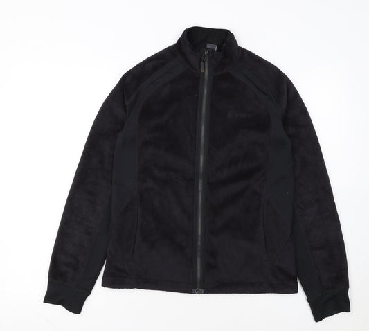 Odlo Women's Black Fleece Full Zip Jacket Size S Outdoor Casual