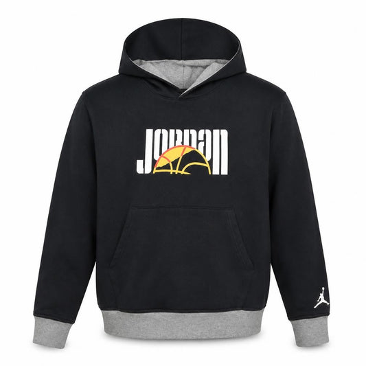 Jordan Men's Black Pullover Hoodie Size M Graphic Logo Sportswear