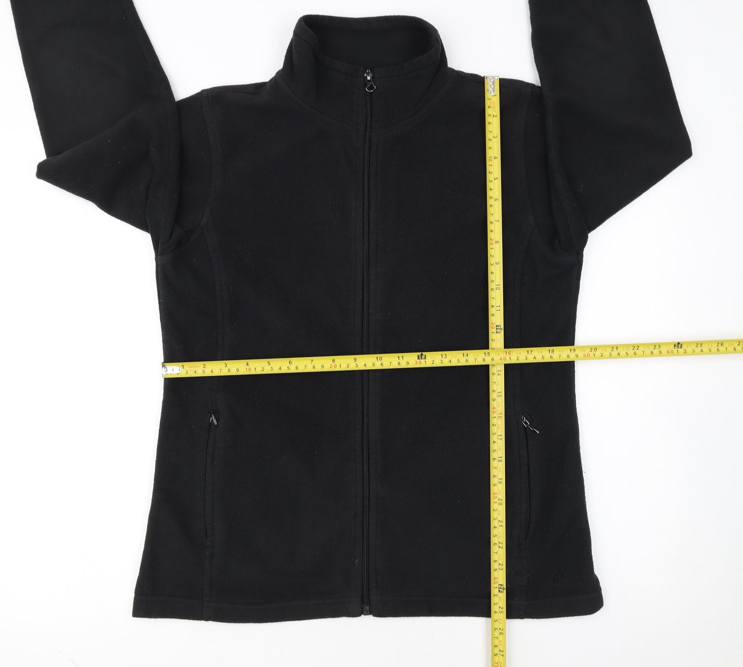 Peter Storm Women's Black Fleece Jacket Size 14 Full Zip Warm Outdoor