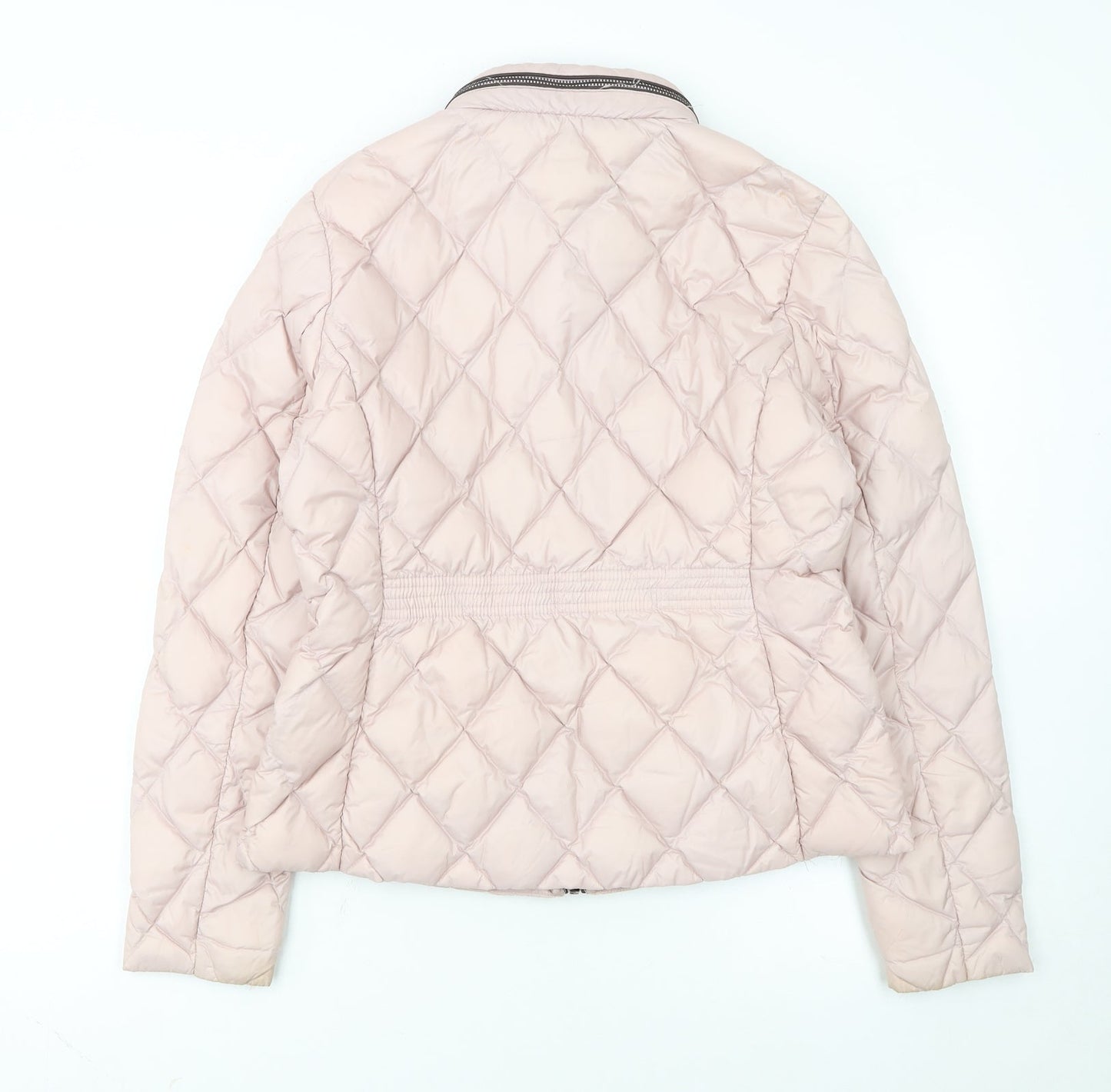 Marks and Spencer Women Pink Quilted Puffer Jacket Size 12