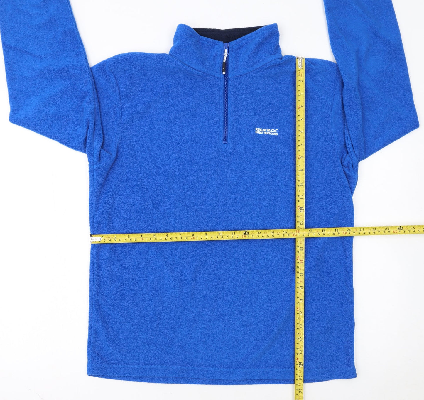 Regatta Men's Blue Fleece Half Zip Pullover Sweatshirt M