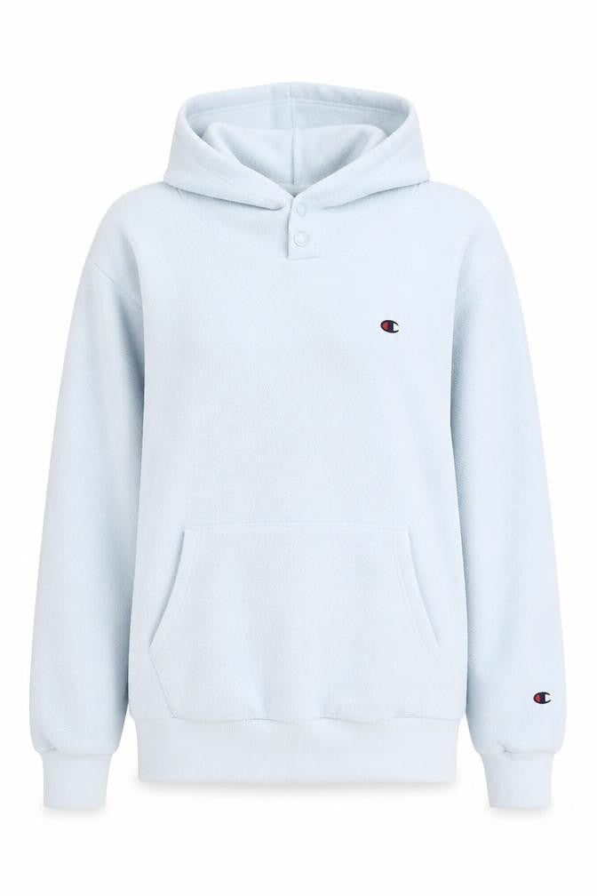 Champion Women's Light Blue Pullover Fleece Hoodie Size S