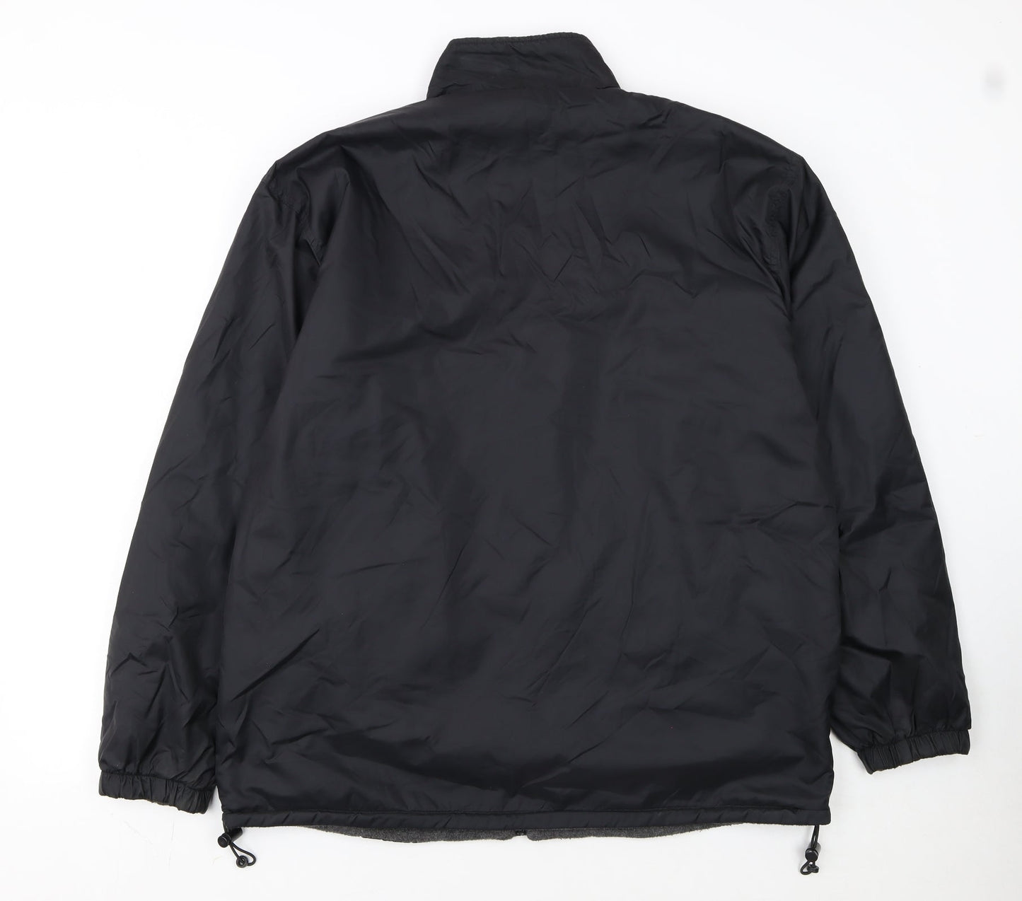Modern Classics Men's Black L Basic Full Zip Jacket Lined Lightweight