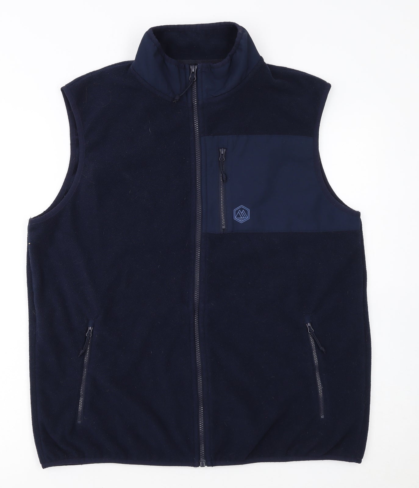 Marks and Spencer Men’s Blue Fleece Bodywarmer Waistcoat L
