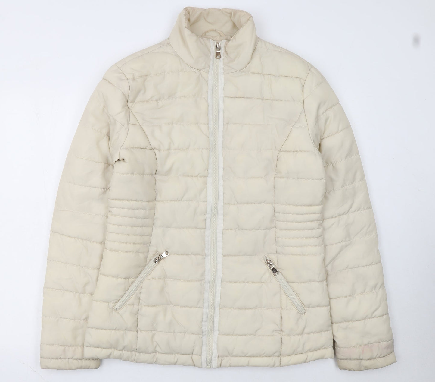 Dorothy Perkins Women’s Ivory Tall Puffer Jacket Size 12