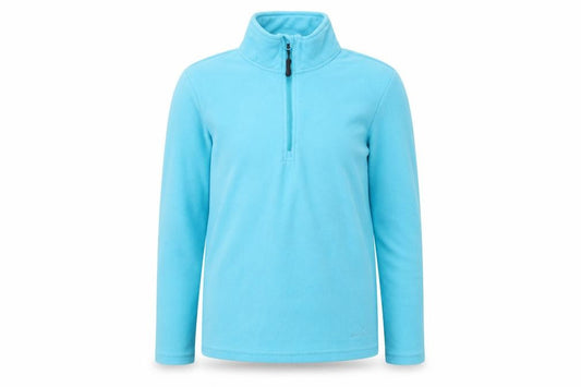 Peter Storm Girls Blue Fleece 1/2 Zip Pullover Sweatshirt Size 10 Years