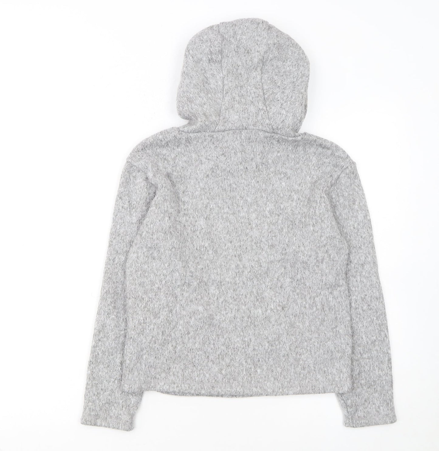 Dare 2b Girls Grey Pullover Fleece Hoodie Age 11-12 Years Regular Fit