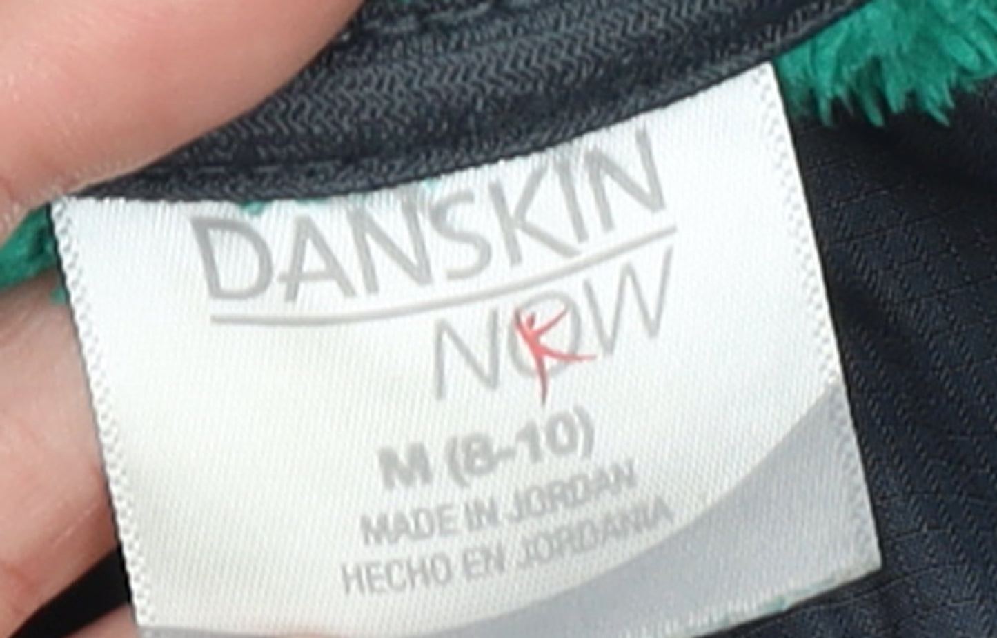 Danskin Now Womens Green Fleece Full Zip Jacket Size M
