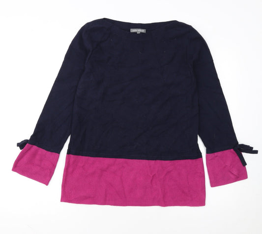 Laura Ashley Women’s Multicoloured Knit Pullover Jumper UK 12