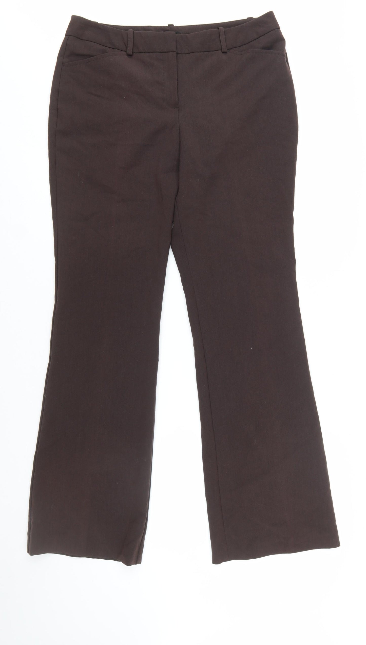 Worthington Women’s Brown Dress Pants Size 10 Straight Leg Modern Fit
