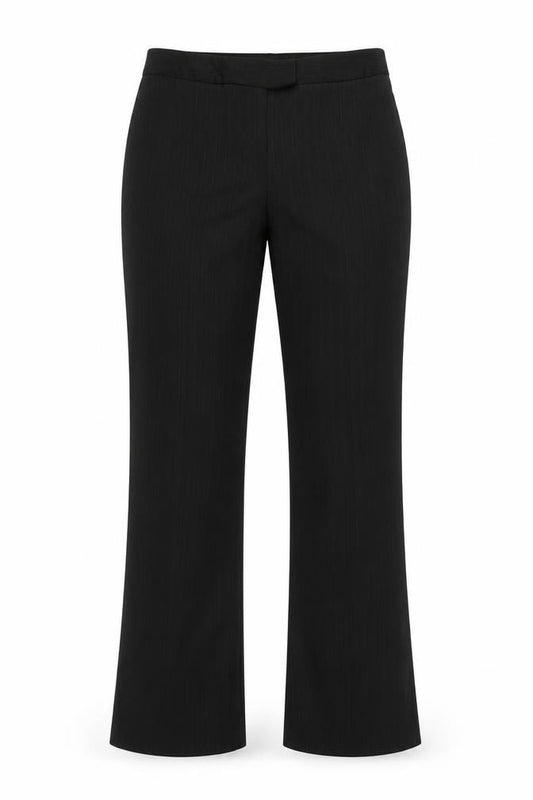 Studio 1940 Women’s Black Pinstripe Petite Dress Trousers Size 10P