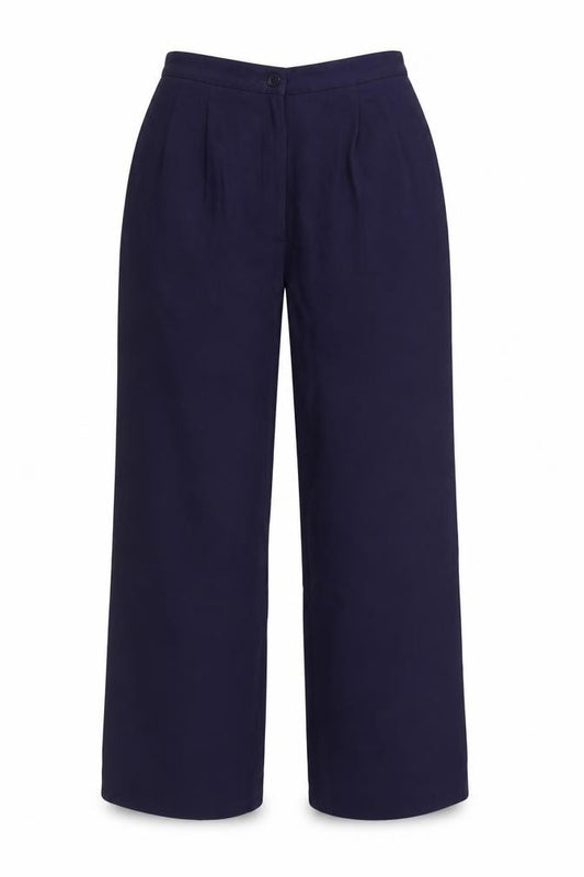 Kasper Women's Blue Petite 6P Pleated Dress Pants