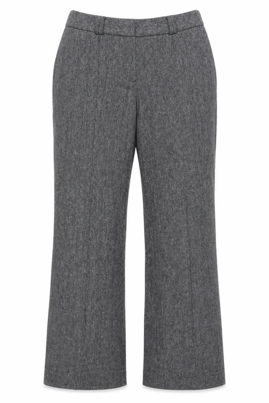 Dalia Collection Women's Grey Wool Blend Dress Pants Size 12