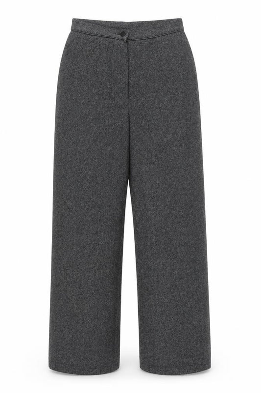 Jessica Women’s Black Size 6 Straight Trousers Polyester Rayon Blend