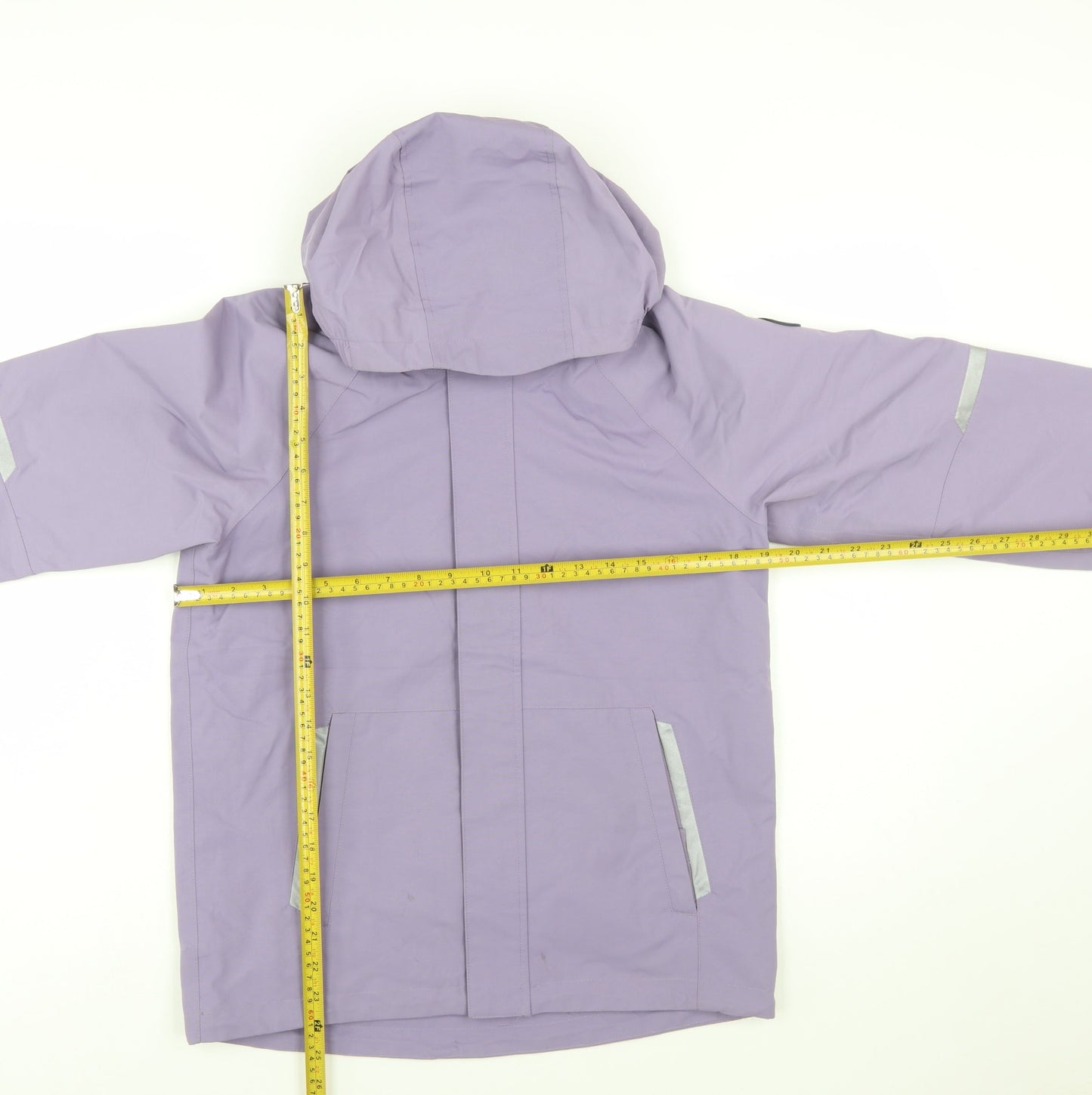 Polarn O. Pyret Boys Purple Hooded Waterproof Parka Coat 11-12 Years