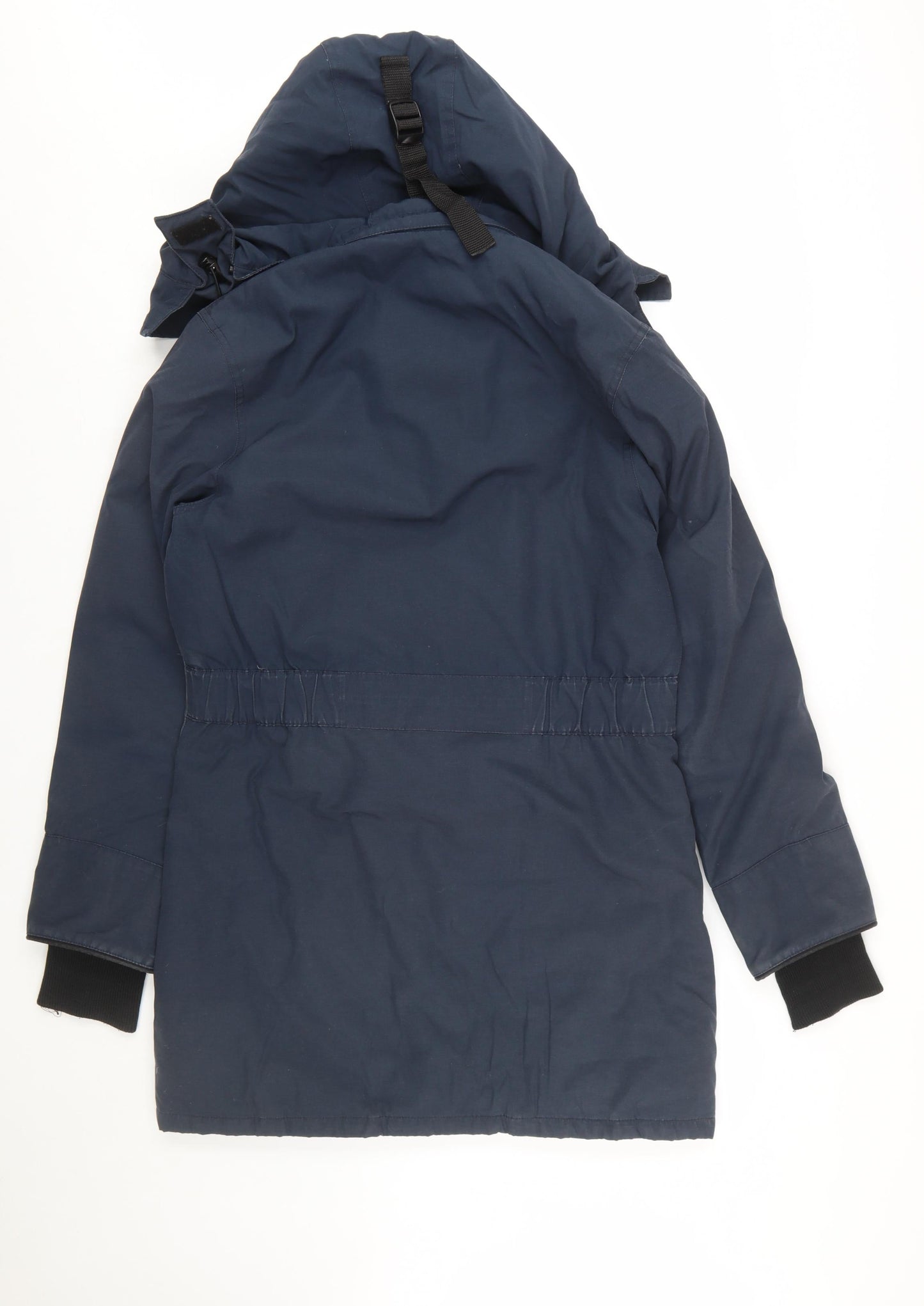 Canada Goose Womens Blue Parka Coat S Hooded Down Winter Jacket