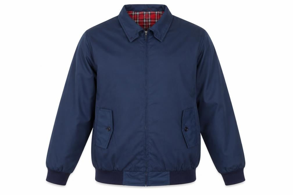 Zeagoo Men's Blue XL Bomber Jacket Wind-Resistant Lined Casual