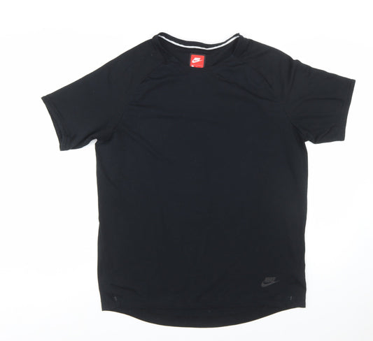 Nike Men's Black Short Sleeve Activewear T-Shirt Size L