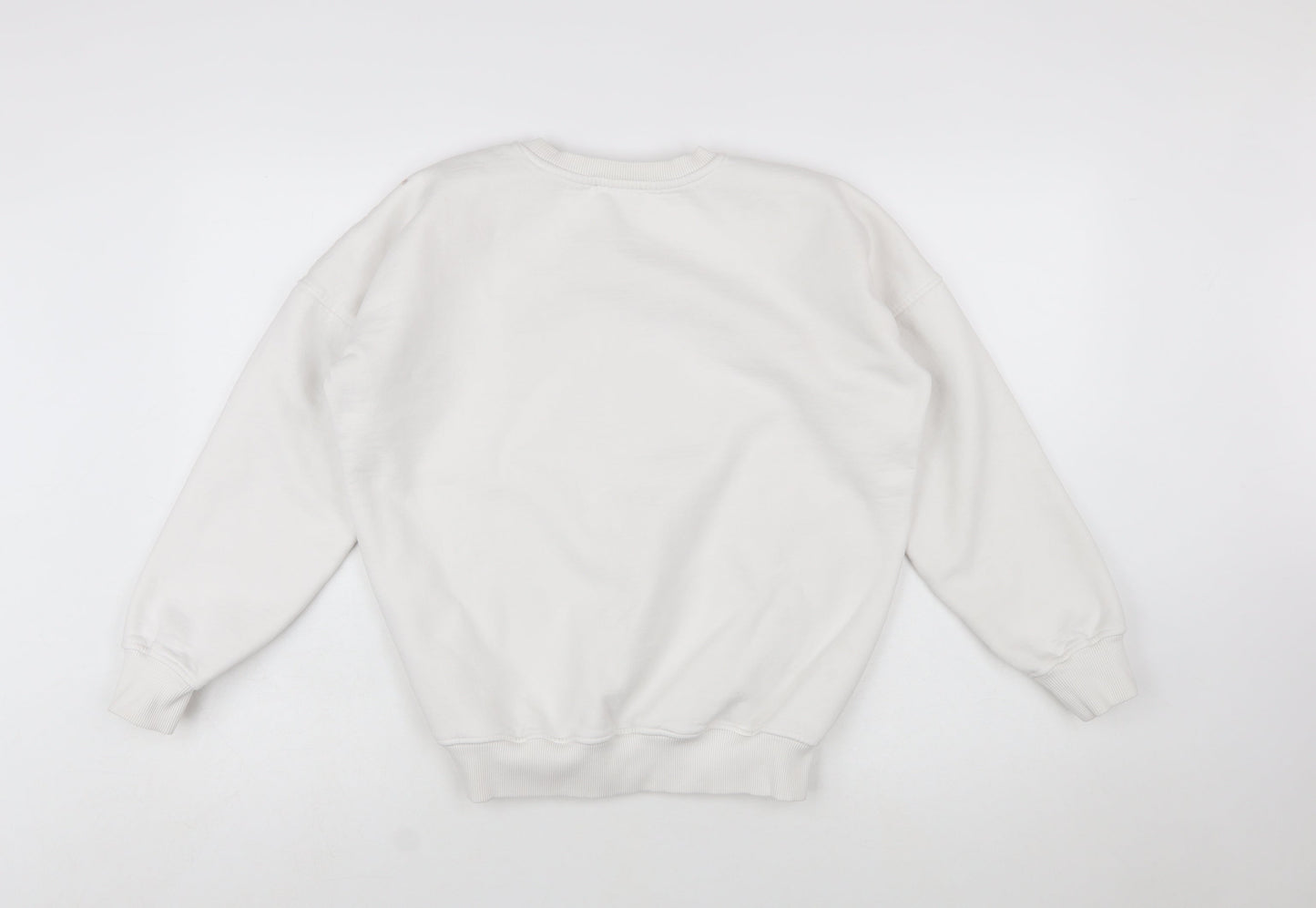 Mint Velvet x Brigitte Bardot White Graphic Print Women's Medium Sweatshirt