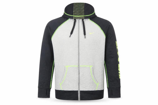 Nike Men's Grey Full Zip Therma-Fit Hoodie XL Sports Fleece