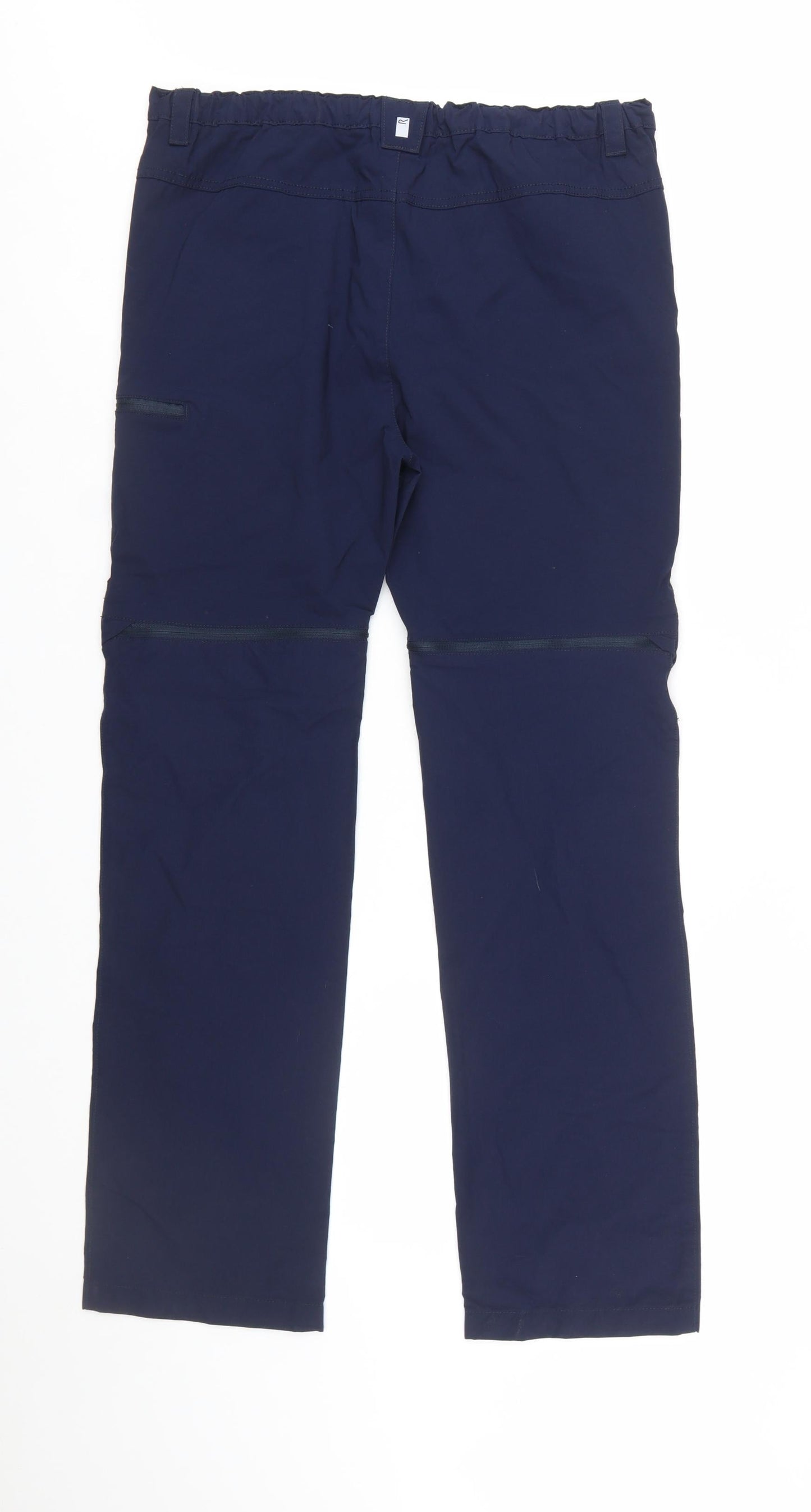 Regatta Boys Blue Convertible Cargo Trousers 15-16 Years Outdoor Hiking